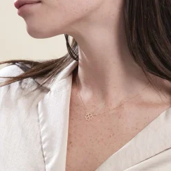 Histoire d'Or Collier Aquilegia Or Jaune Online