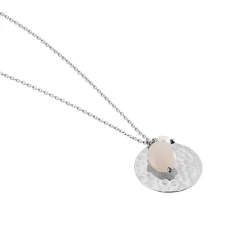Histoire d'Or Collier Arcelia Argent Blanc Quartz Perle De Culture Outlet