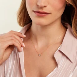 Histoire d'Or Collier Arenale Or Jaune Topaze or jaune topaze bleu sky Discount