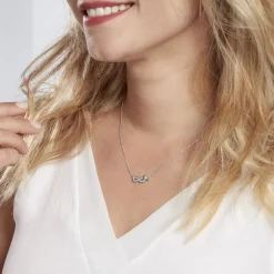 Histoire d'Or Collier Argent Bartolomee Oxydes De Zirconium Outlet