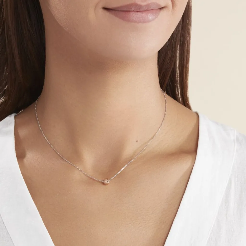 Histoire d'Or Collier Argent Bicolore Ramiro New