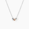 Histoire d'Or Collier Argent Bicolore Wilmart Outlet