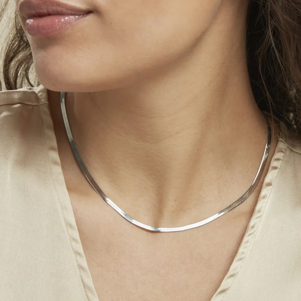 Histoire d'Or Collier Argent Blanc Alayna Discount