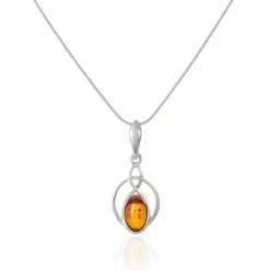 Histoire d'Or Collier Argent Blanc Anne-therese Ambre Online