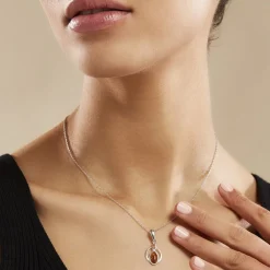 Histoire d'Or Collier Argent Blanc Anne-therese Ambre Online