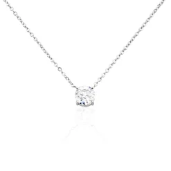 Histoire d'Or Collier Argent Blanc Aroha Oxyde De Zirconium Outlet