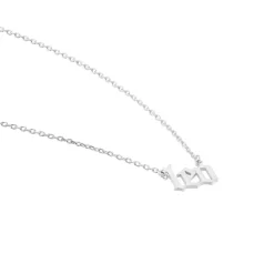 Histoire d'Or Collier Astro argent blanc