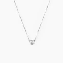 Histoire d'Or Collier Argent Blanc Auxana Oxyde De Zirconium argent blanc oxyde Hot