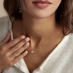 Histoire d'Or Collier Argent Blanc Bee Good Oxyde De Zirconium