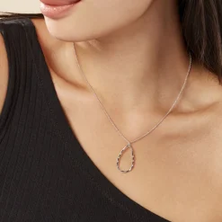 Histoire d'Or Collier Argent Blanc Camulos Hot