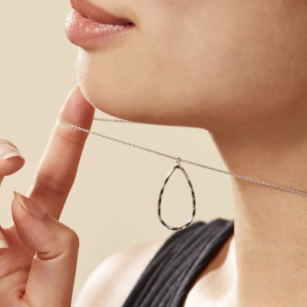 Histoire d'Or Collier Argent Blanc Camulos Hot