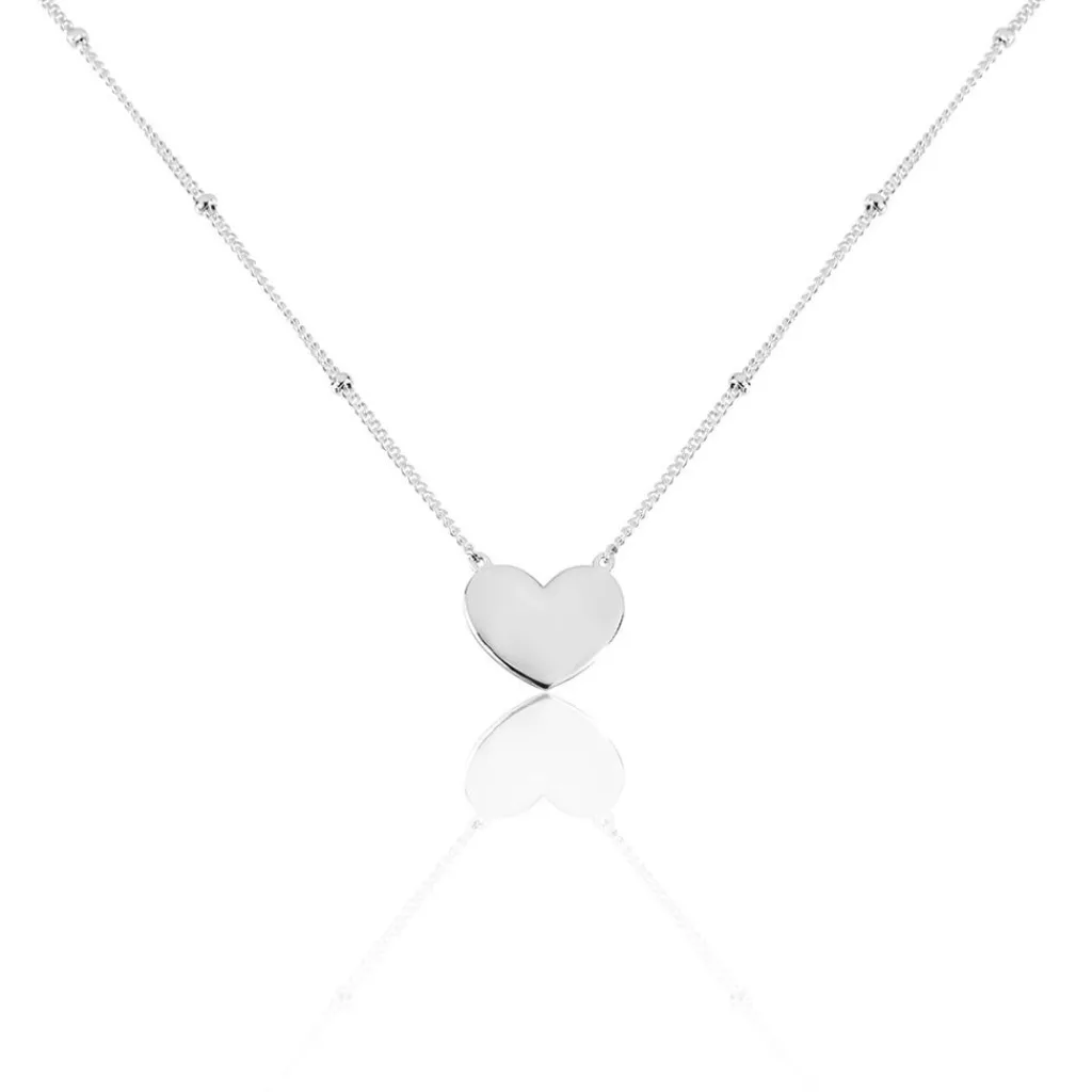 Histoire d'Or Collier Argent Blanc Careen Best