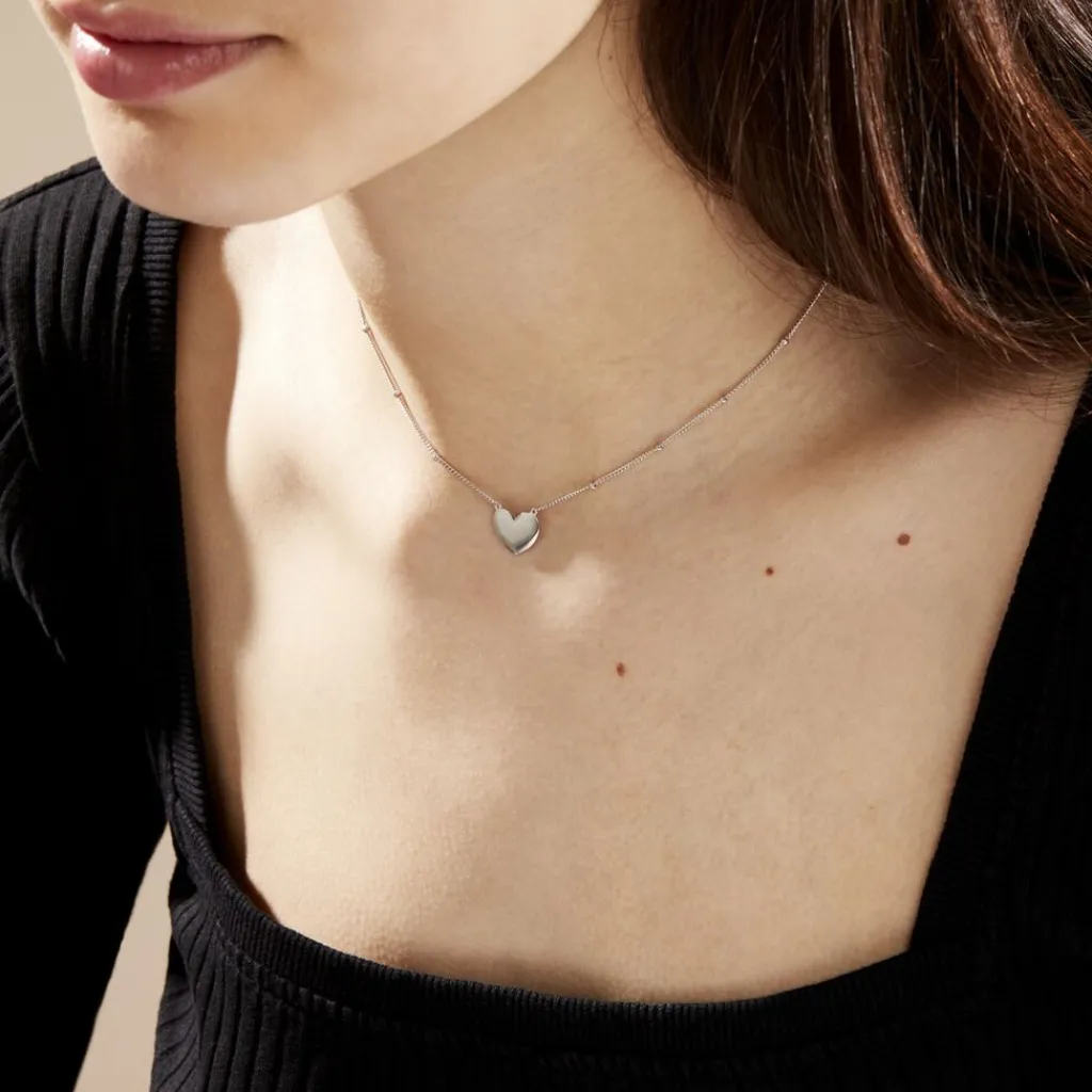 Histoire d'Or Collier Argent Blanc Careen Best