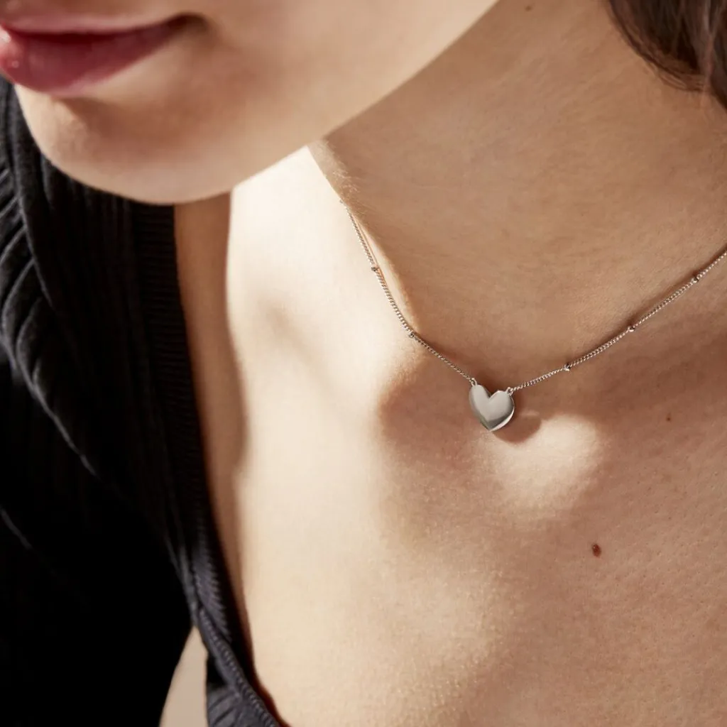 Histoire d'Or Collier Argent Blanc Careen Best