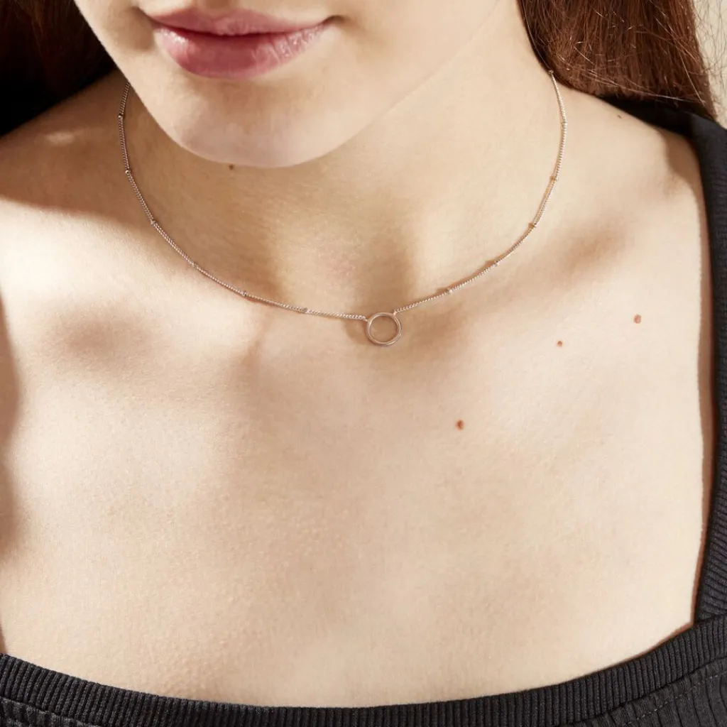 Histoire d'Or Collier Argent Blanc Cari Hot