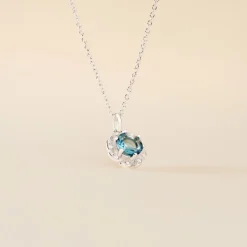 Histoire d'Or Collier Argent Blanc Clover Verre Oxydes De Zirconium Discount