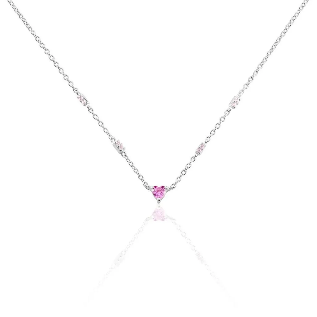 Histoire d'Or Collier Argent Blanc Declaration Oxyde De Zirconium argent blanc oxyde Discount