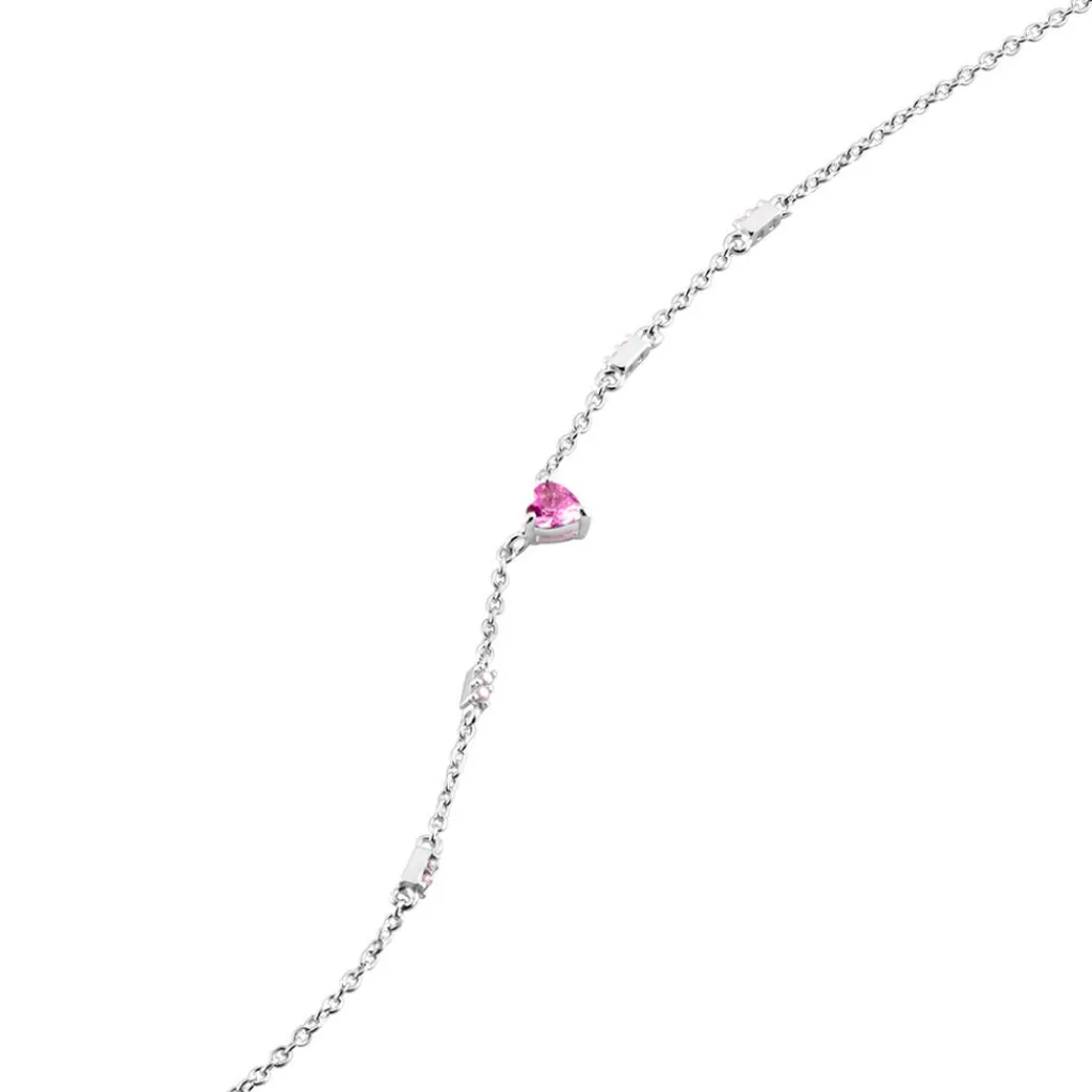 Histoire d'Or Collier Argent Blanc Declaration Oxyde De Zirconium argent blanc oxyde Discount