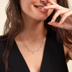 Histoire d'Or Collier Argent Blanc Deep In Love Oxyde De Zirconium