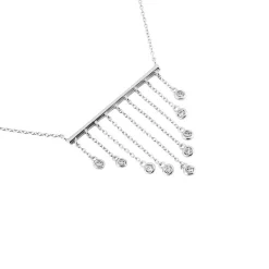 Histoire d'Or Collier Argent Blanc Edvard Oxydes De Zirconium Sale