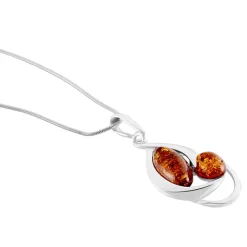 Histoire d'Or Collier Argent Blanc Hailey Ambre Sale