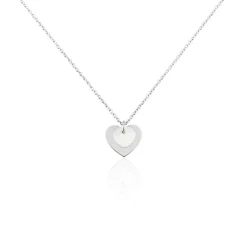 Histoire d'Or Collier Argent Blanc Ikaria Nacre Sale