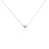 Histoire d'Or Collier Argent Blanc Jacquotte