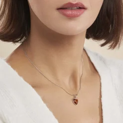 Histoire d'Or Collier Argent Blanc Karyl Ambre Sale