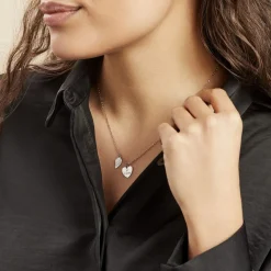 Histoire d'Or Collier Argent Blanc Laios Best