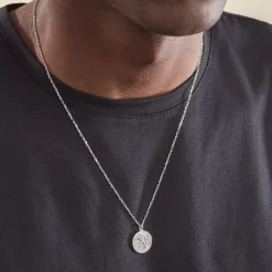 Histoire d'Or Collier Argent Blanc Lew New