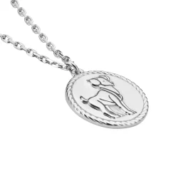 Histoire d'Or Collier Argent Blanc Lew New