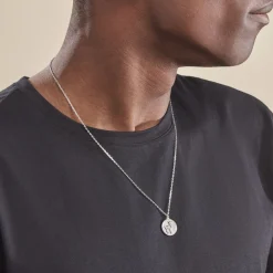 Histoire d'Or Collier Argent Blanc Lew New