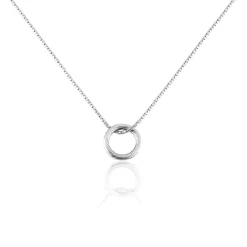 Histoire d'Or Collier Argent Blanc Melia Clearance