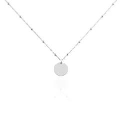 Histoire d'Or Collier Argent Blanc Mireio Best