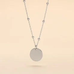 Histoire d'Or Collier Argent Blanc Mireio Best