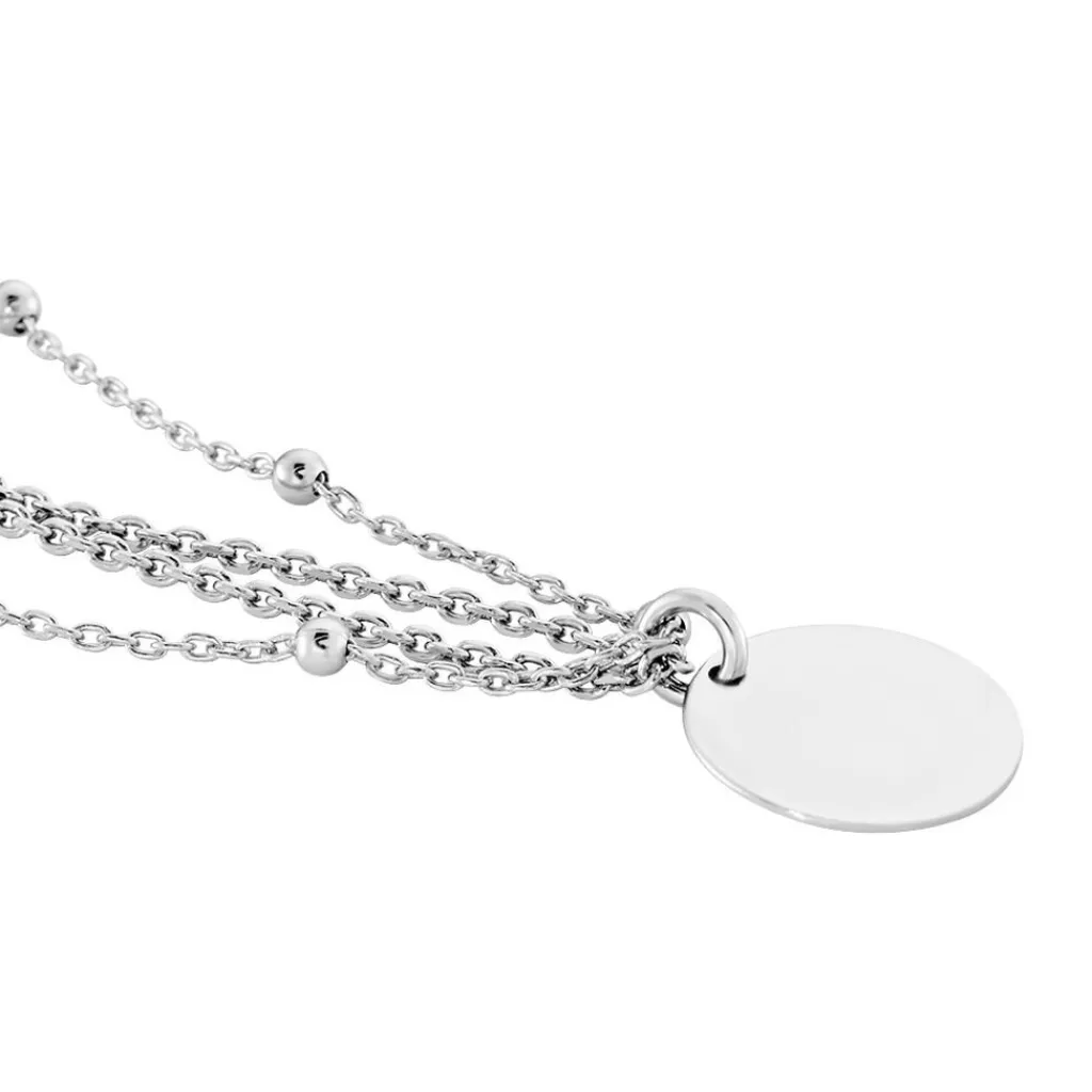 Histoire d'Or Collier Argent Blanc Mireio Discount