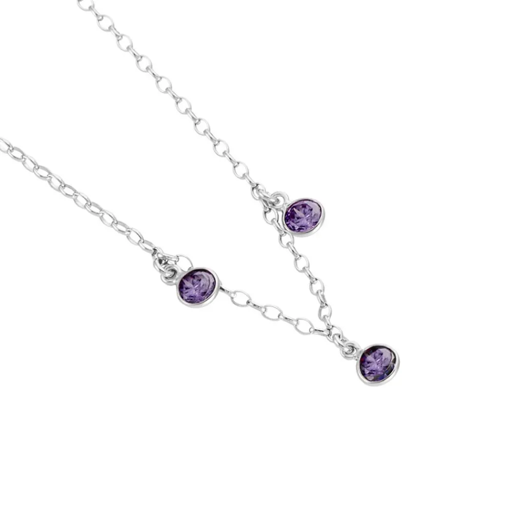 Histoire d'Or Collier Argent Blanc Muireall Oxydes De Zirconium Discount