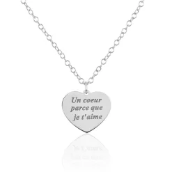 Histoire d'Or Collier Argent Blanc Patie Outlet