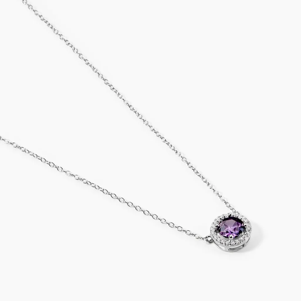 Histoire d'Or Collier Argent Blanc Rio Copacabana Oxyde De Zirconium argent blanc oxyde