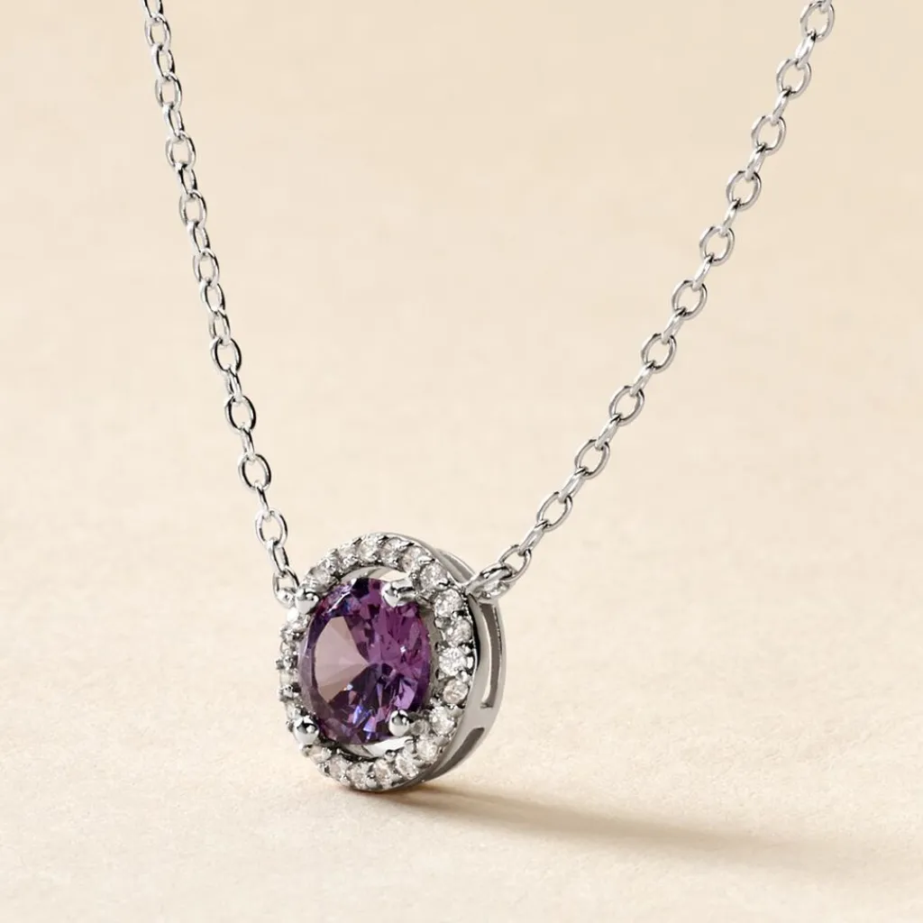 Histoire d'Or Collier Argent Blanc Rio Copacabana Oxyde De Zirconium argent blanc oxyde