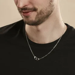 Histoire d'Or Collier Argent Blanc Sent