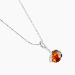 Histoire d'Or Collier Argent Blanc Simona Ambre Clearance