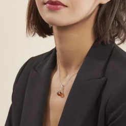 Histoire d'Or Collier Argent Blanc Simona Ambre Clearance