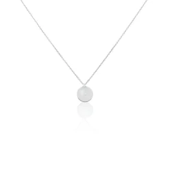 Histoire d'Or Collier Argent Blanc Tana Nacre Best