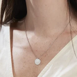 Histoire d'Or Collier Argent Blanc Tana Nacre Best