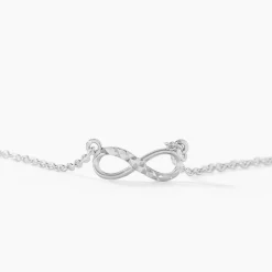 Histoire d'Or Collier Argent Blanc Teoxane