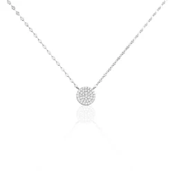 Histoire d'Or Collier Argent Blanc Turin Oxydes De Zirconium Best