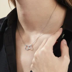 Histoire d'Or Collier Argent Blanc Ula Discount