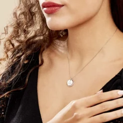 Histoire d'Or Collier Argent Blanc Vaodez Discount