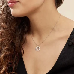 Histoire d'Or Collier Argent Blanc Vroon Best